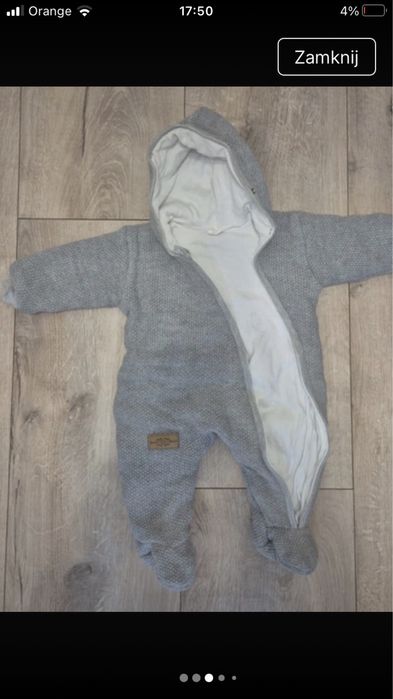 Kombinezon z czapką Zyzio i Zuzia 74