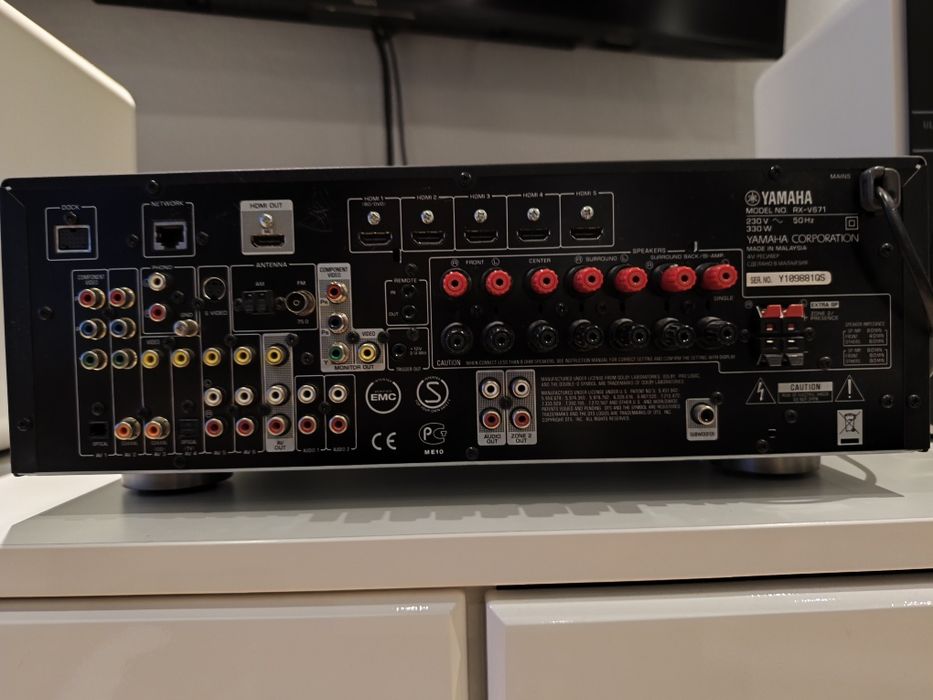 Amplituner Yamaha RX V671 mocny HDMI USB OSD GUI Bytom • OLX.pl
