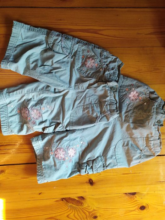 Oddam- Spodnie dziewczęce Mothercare, rozmiar 6-9 lub 9-12 mies 2szt