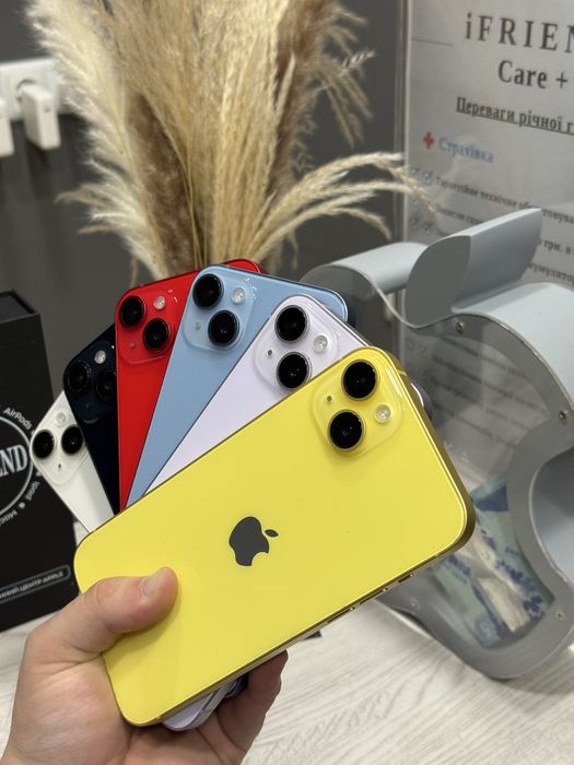 iphone 14+ plus 128gb, Всі 6 кольорів! Гарантія!