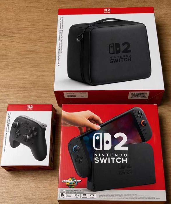 Nintendo Switch 2 + Pro Controller + Etui All-in-One – komplet