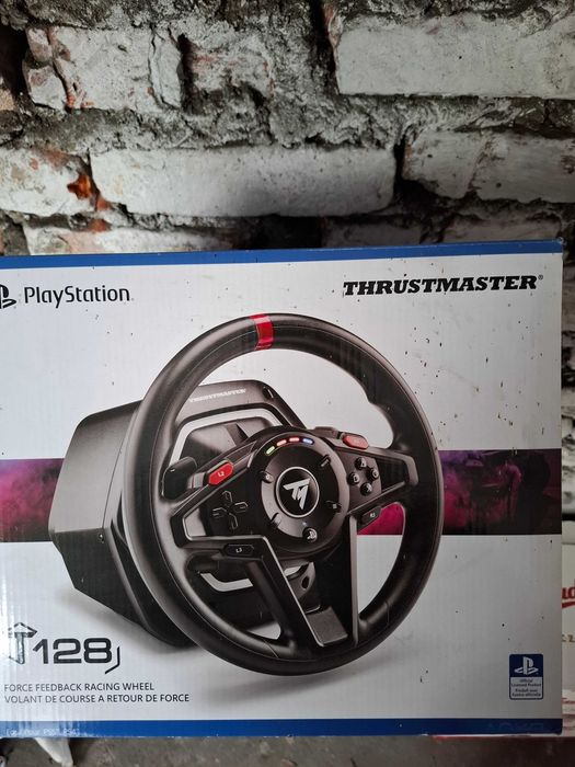 Kierownica Thrustmaster T128 z pedałami do PS5,PS4,PC Force Feedback