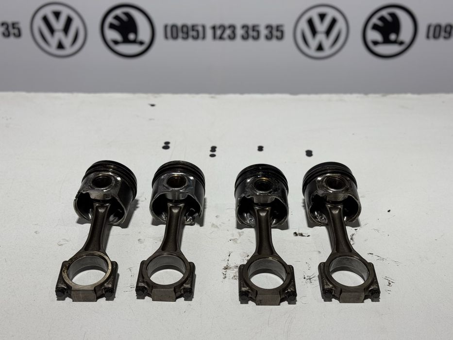 Поршень шатун 2.0 тді шкода а5 гольф 5 джетта бкд bkd бкп bkp 2.0 tdi
