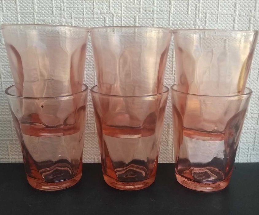 Чарки срср рожеві - 6 шт.