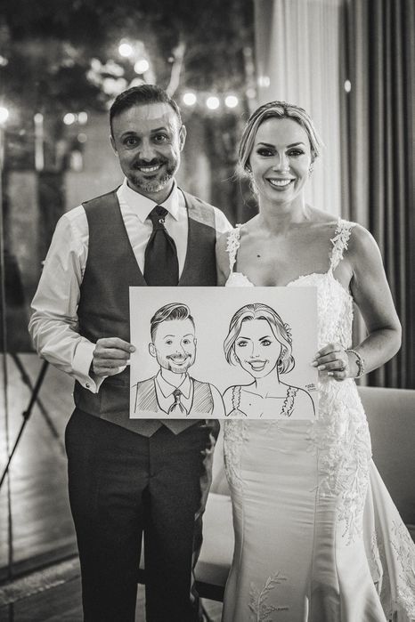 Eventos caricaturas ao vivo