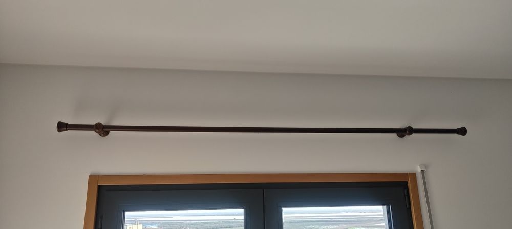 Varões Madeira - cor Castanho