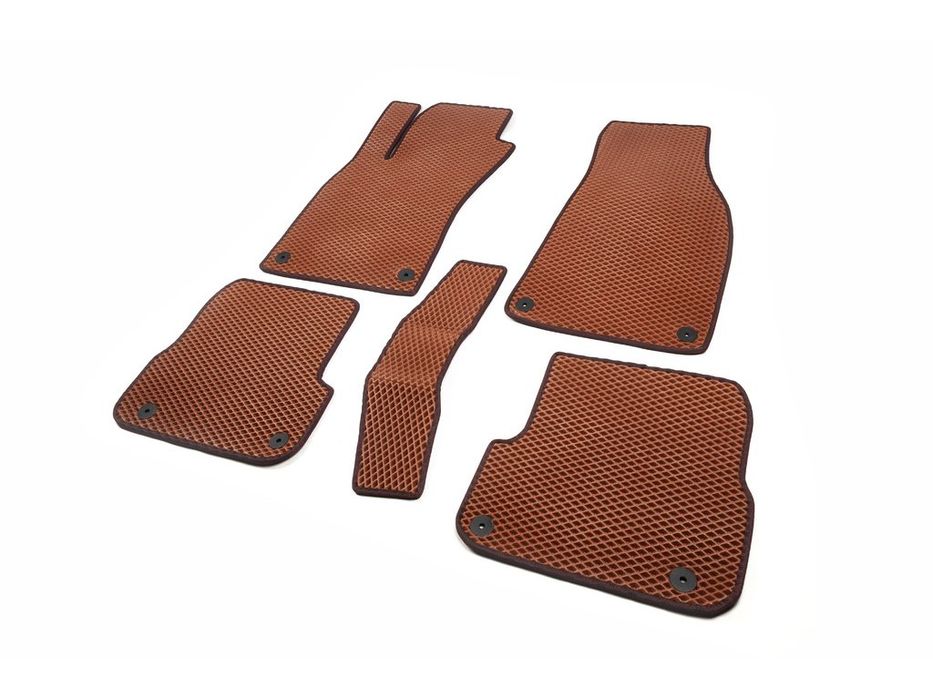 Audi A6 C6 Коврики EVA (кирпичные)