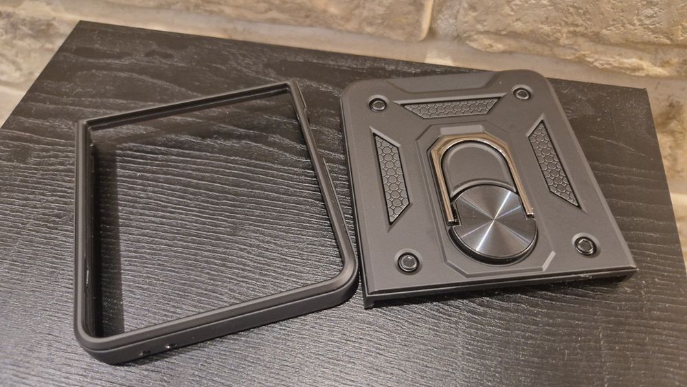 Slide Camera Armor Case do Samsung Galaxy Z Flip 7 Czarny