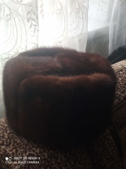 Шапка з норки натуральна