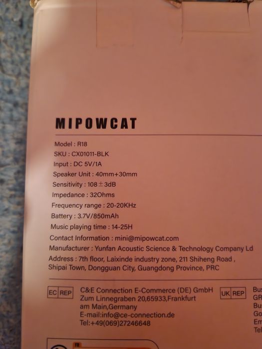 Sprzedam MIPOWCAT R18 Bezprzewodowy zestaw słuchawkowy do gier