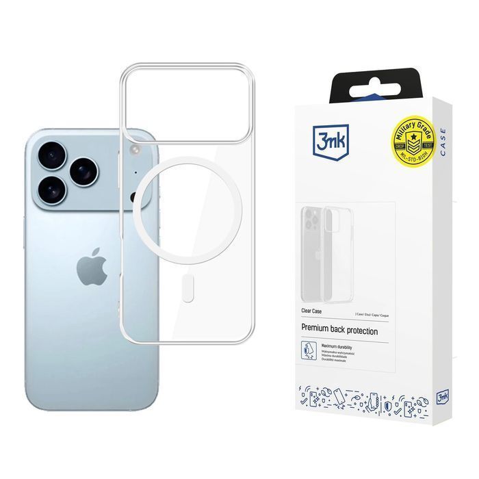 Etui 3mk Clear MagCase na Apple iPhone 17 Pro Max - przezroczyste