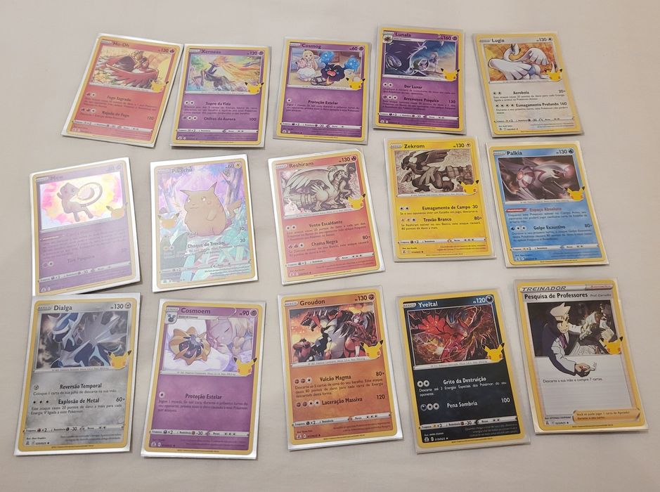 Cartas Pokémon Diversas Coleções