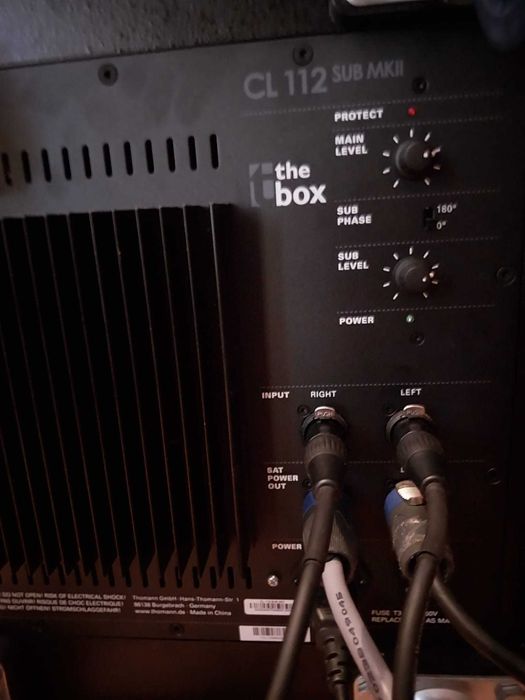 Colunas LD Systems DAVE 12 G3 com the box CL 112 Sub MK II