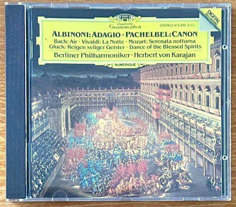 Albinoni:Adagio . Pachelbel:Canon - Berliner Philharmoniker - 1984 -CD