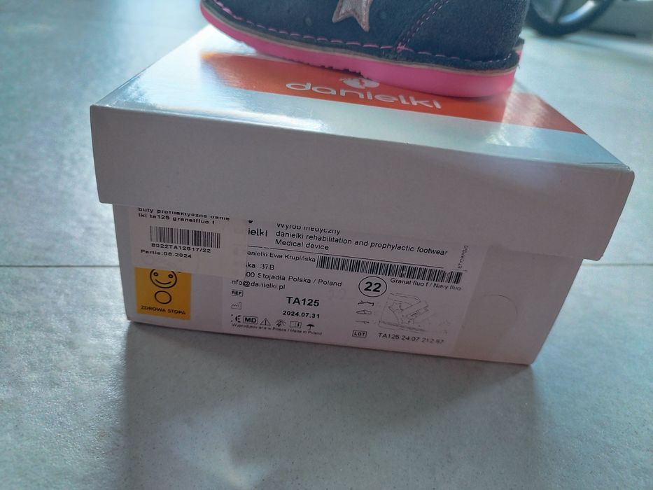 Kapcie profilaktyczne Danielki
