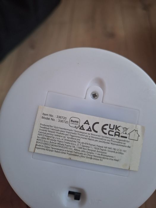 Lampka nocna led na baterie