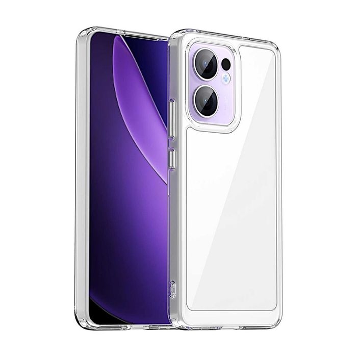 Etui ELEVATE HEXAGON do Oppo Reno 13 F - Clear