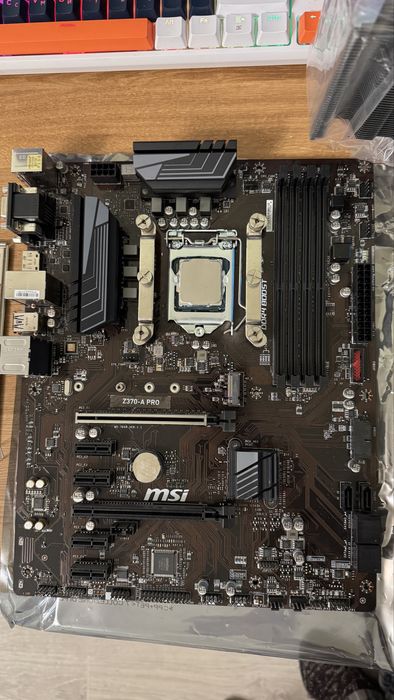 Intel Core i5-8600K + MSI Z370-A Pro + охолодження Ardwolf