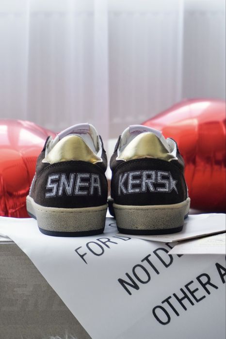 Кеди Golden Goose коричневі / Кросівки Golden Goose коричневі