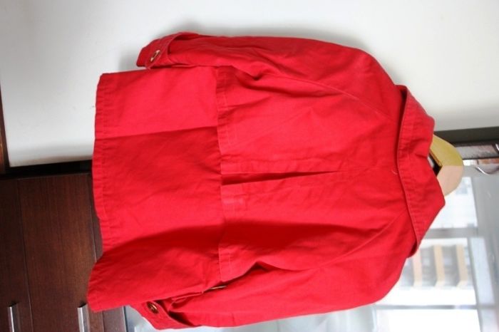 Casaco 100 por cento algodão vermelho ZARA tamanho L