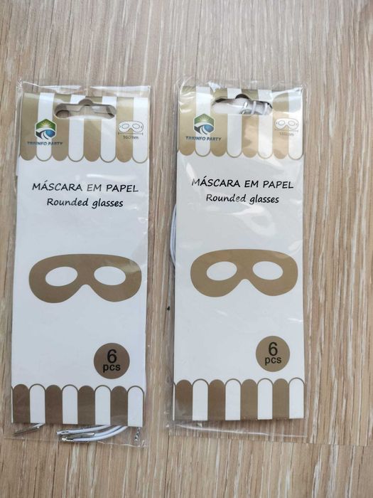 Máscaras em Papel (9 unid)
