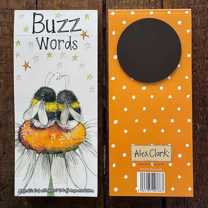 Lista zakupów z magnesem MNP34 Buzzwords oprawa: folia