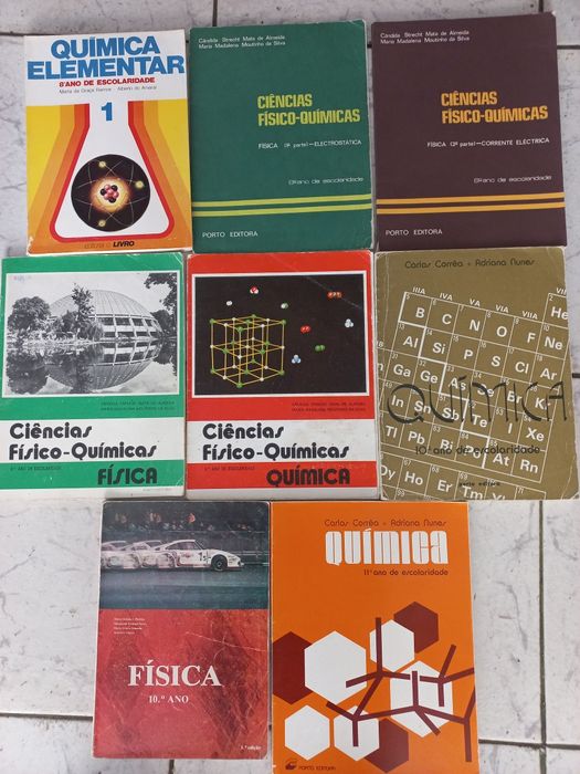 School textbooks on mathematics and physics