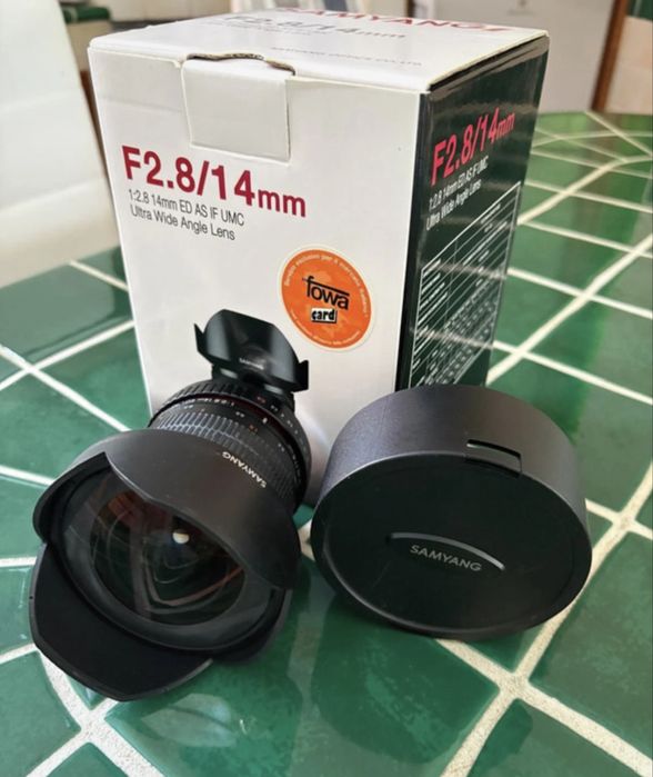 Samyang 14mm f/2.8 ED AS IF UMC  EF mount para canon