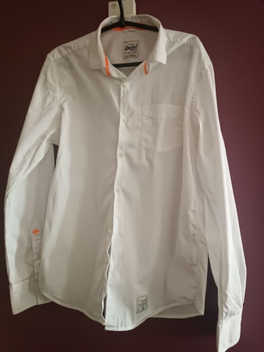 Koszula biała premium Superdry