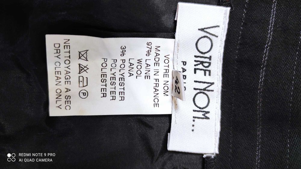Юбка карандаш,шерсть Votre nom...