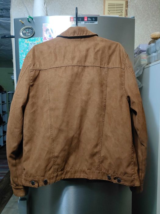 CUBUS эко замша/ короткая куртка/ L-ка/новая/Швеция