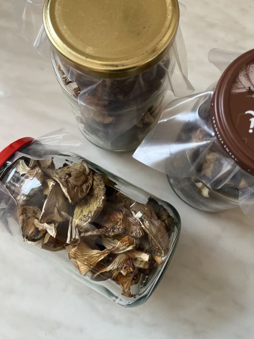 Grzyby suszone - jeden zostal