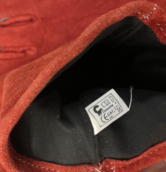 ZESTAW rękawice robocze ocieplane Reis Consorte skórzane, jednopalcowe