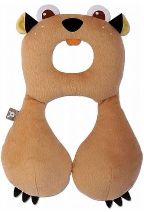 Брендовая подушка - подголовник для путешествий