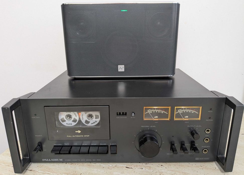 Касетна дека магнітофон Palladium NSC-7000 (NEC AUK-7000E) + Roberts R-Line S2 (активна акустика)