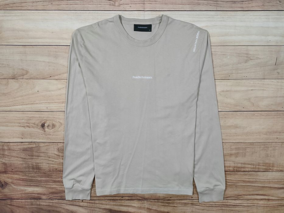 PEAK PERFORMANCE Koszulka Longsleeve Męska Logowana r. XXL