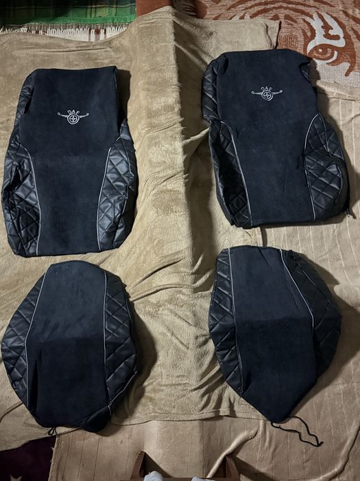 ZESTAW 3szt - 2x dywaniki SCANIA + 1x pokrowce DAF