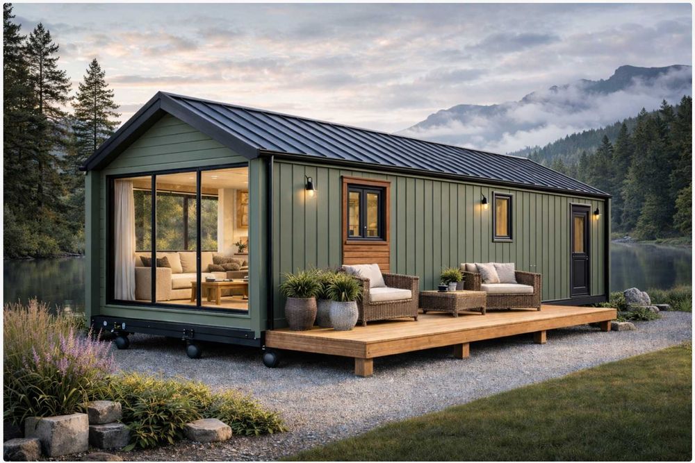 Domek Modułowy 36M2 DOMEK MOBILNY całoroczny SUPER CENA! stan Basic