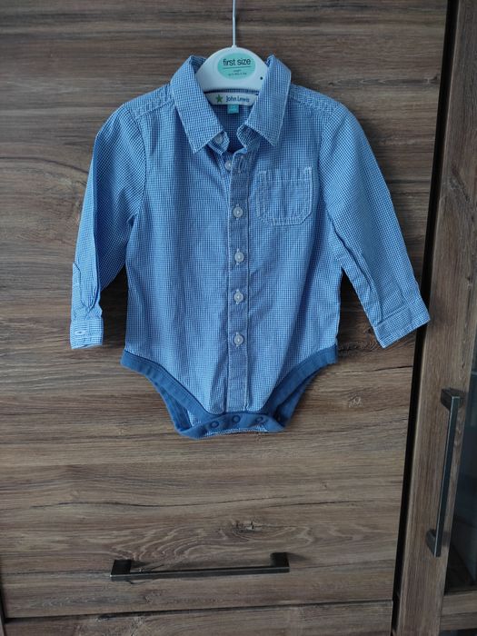 Koszula body dla chłopca 3-6 miesięcy,John Lewis, mały elegant
