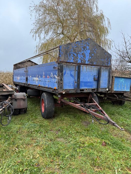 Przyczepa rama platforma do bel slomy siana