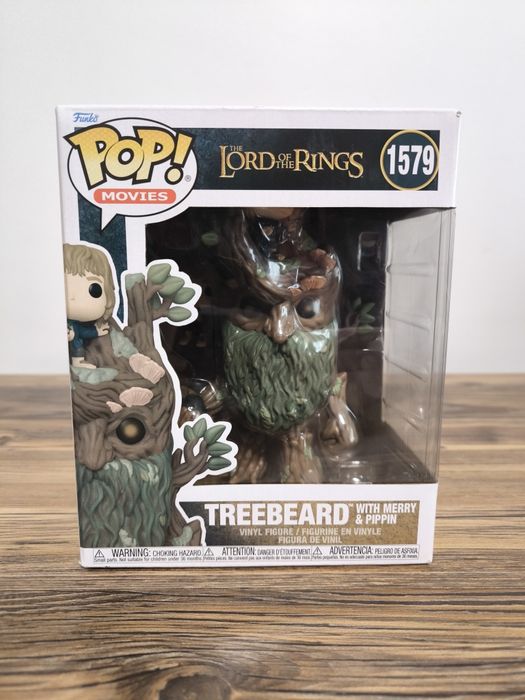Funko POP! Lord of the Rings #1579 Treebeard with Merry & Pippin.