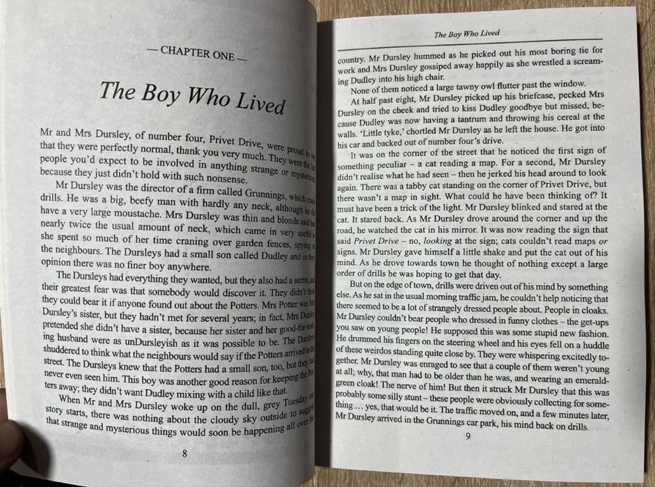 Harry Potter книги Гарри Поттер комплект  на английском 7 книг