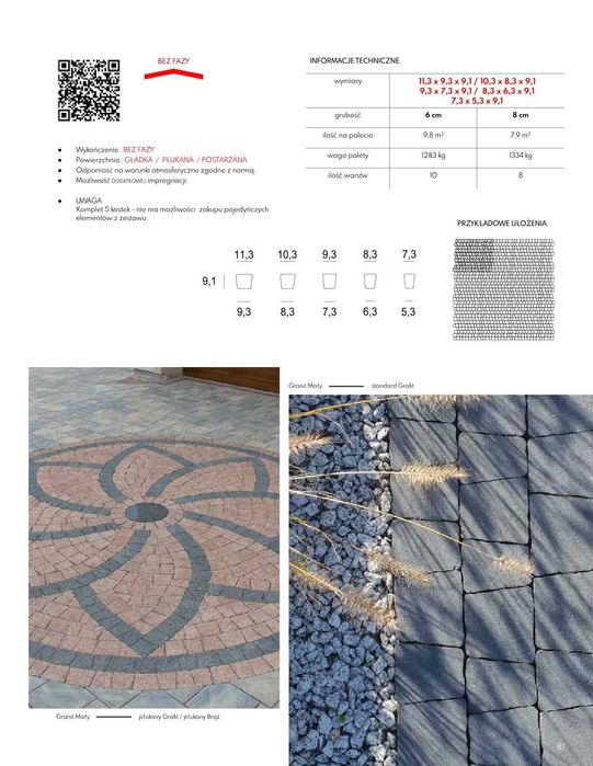 Kostka Brukowa Granit Mały A8 Mocca KOST-BET- sprzedaż kostki brukowej