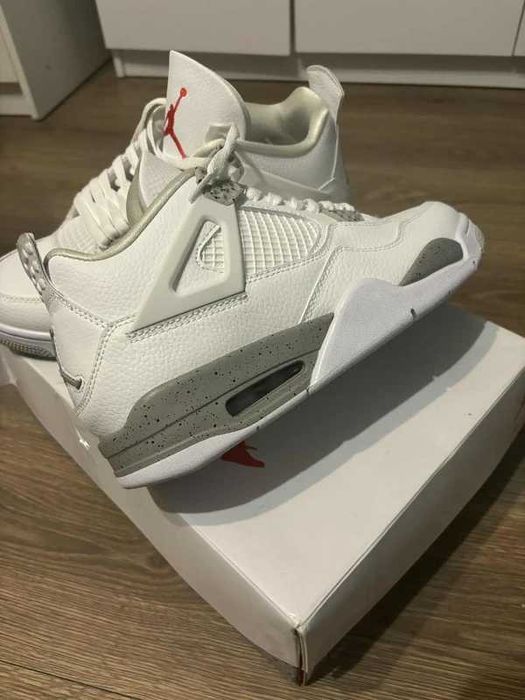 Jordan 4 Retro Oreo White R.44