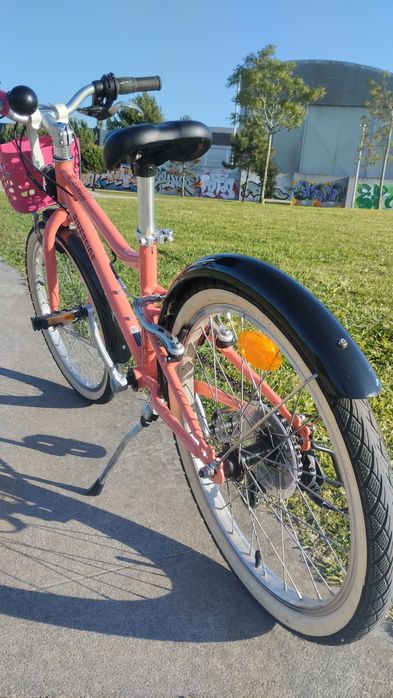 Bicicleta menina 6 a 9 anos roda 20