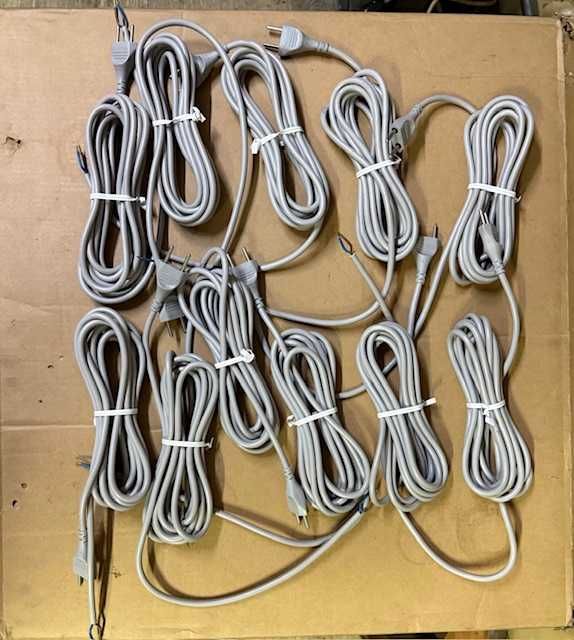 Przewód Kabel z wtyczką prostą 2x1,00mm; 4m