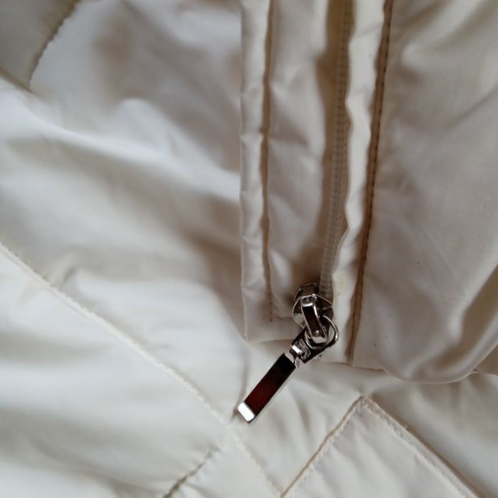 Lekka ocieplana kremowa kurtka r 14/XL stan bardzo dobry