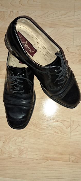 Męskie półbuty ze skóry - 45
