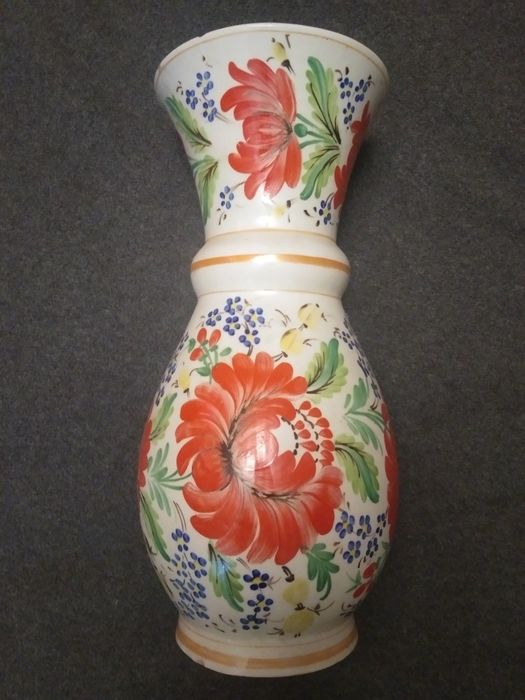 Ваза з ручним розписом під реставрацію..