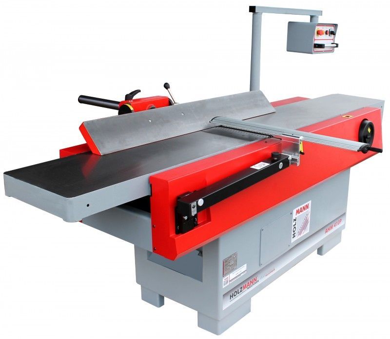 Strugarko-wyrówniarka Holzmann AHM 410P Stomana, 410 mm, silnik 4 kW 400 V, 4 noże, do profesjonalnej obróbki drewna w warsztacie